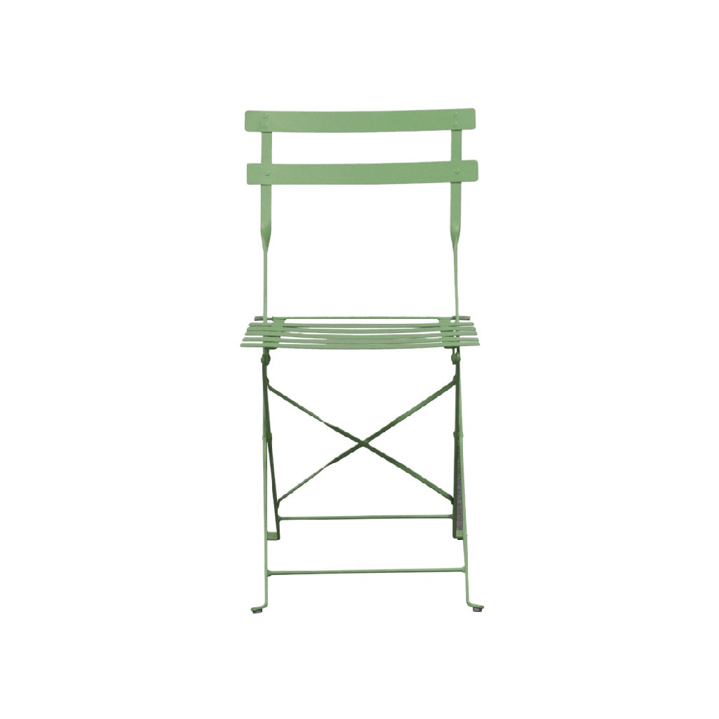 Sedia Pieghevole in Metallo Verde: Design Moderno e Pratico
